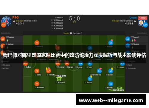 姆巴佩对阵里昂国家队比赛中的攻防统治力深度解析与战术影响评估