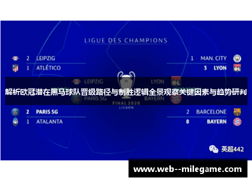 解析欧冠潜在黑马球队晋级路径与制胜逻辑全景观察关键因素与趋势研判